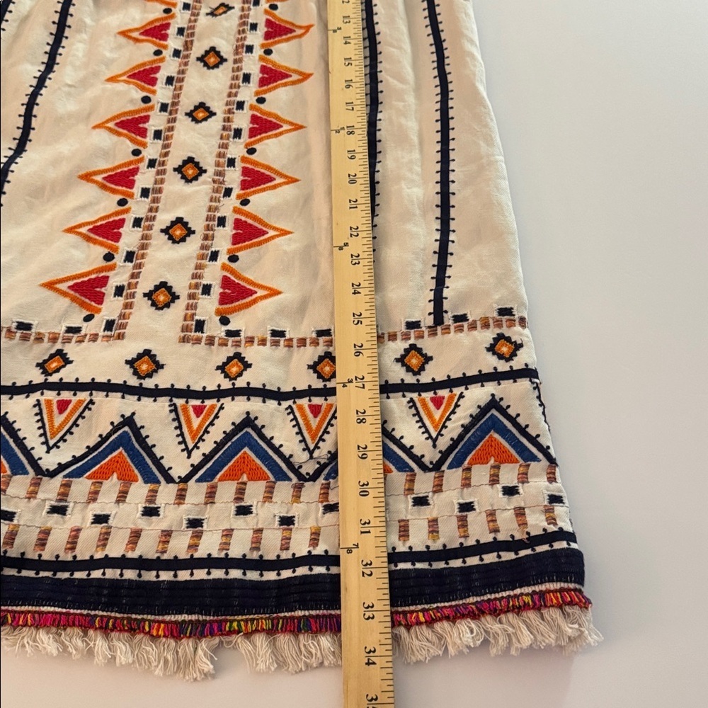 Anthropologie Akemi +Kin size 2 Embroidered Mini Dress - Picture 10 of 11